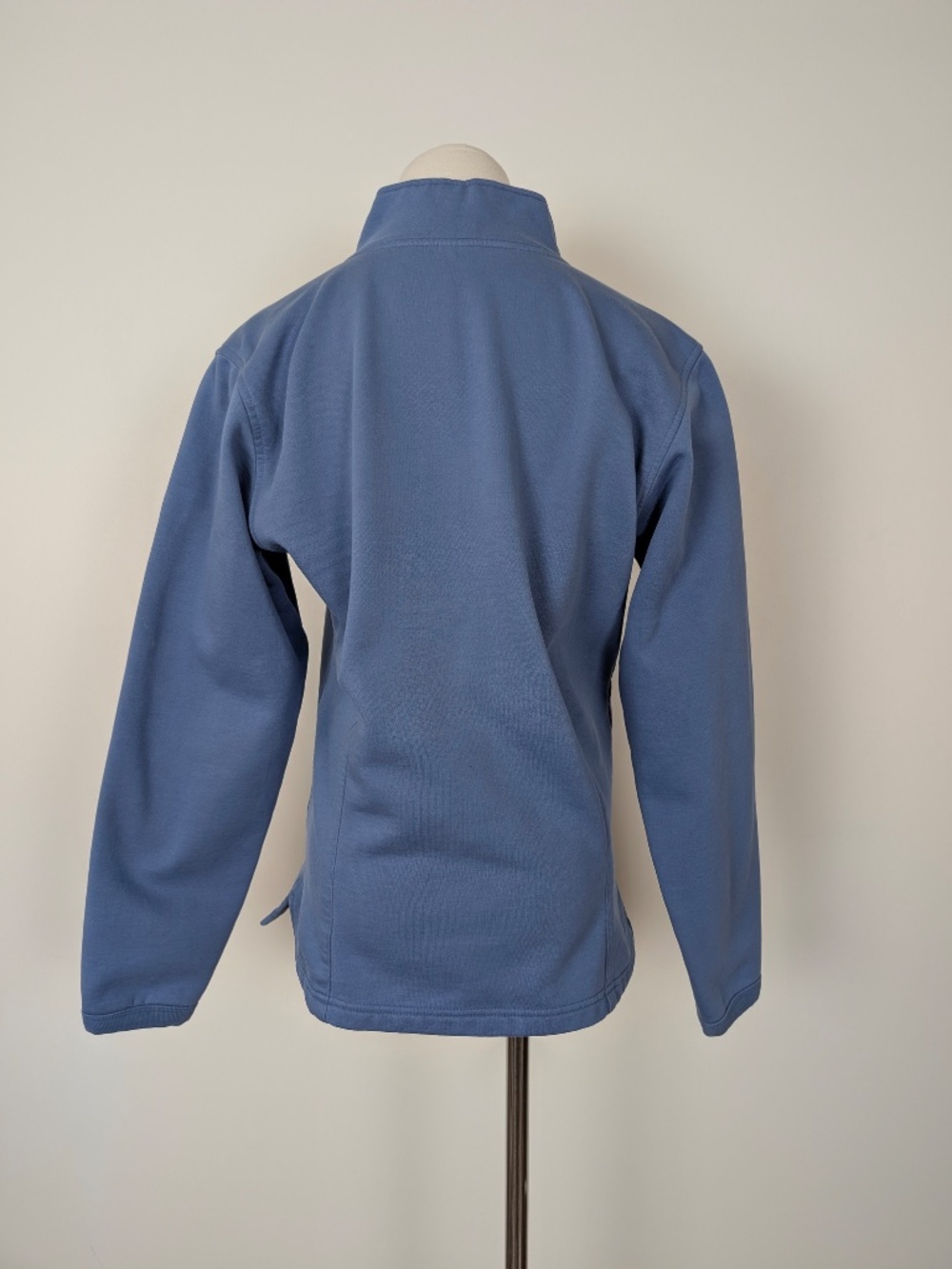 Dok Quarter Zip Sweater Pullover Blue Size Small Y2K Tenniscore - Picture 2 of 14